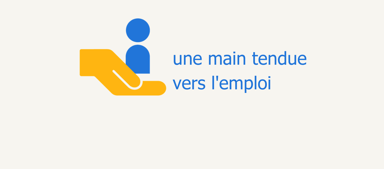 une main tendue vers l'emploi
