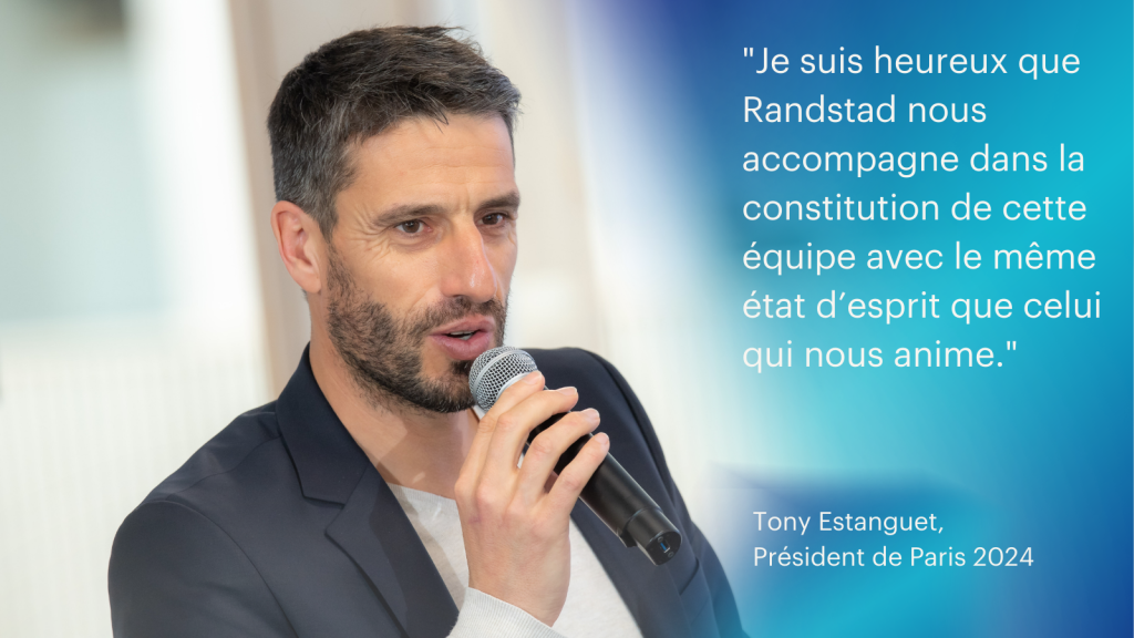 citation Paris 2024 Tony Estanguet Randstad